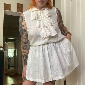Vintage 80s punk label betsey johnson cotton dress